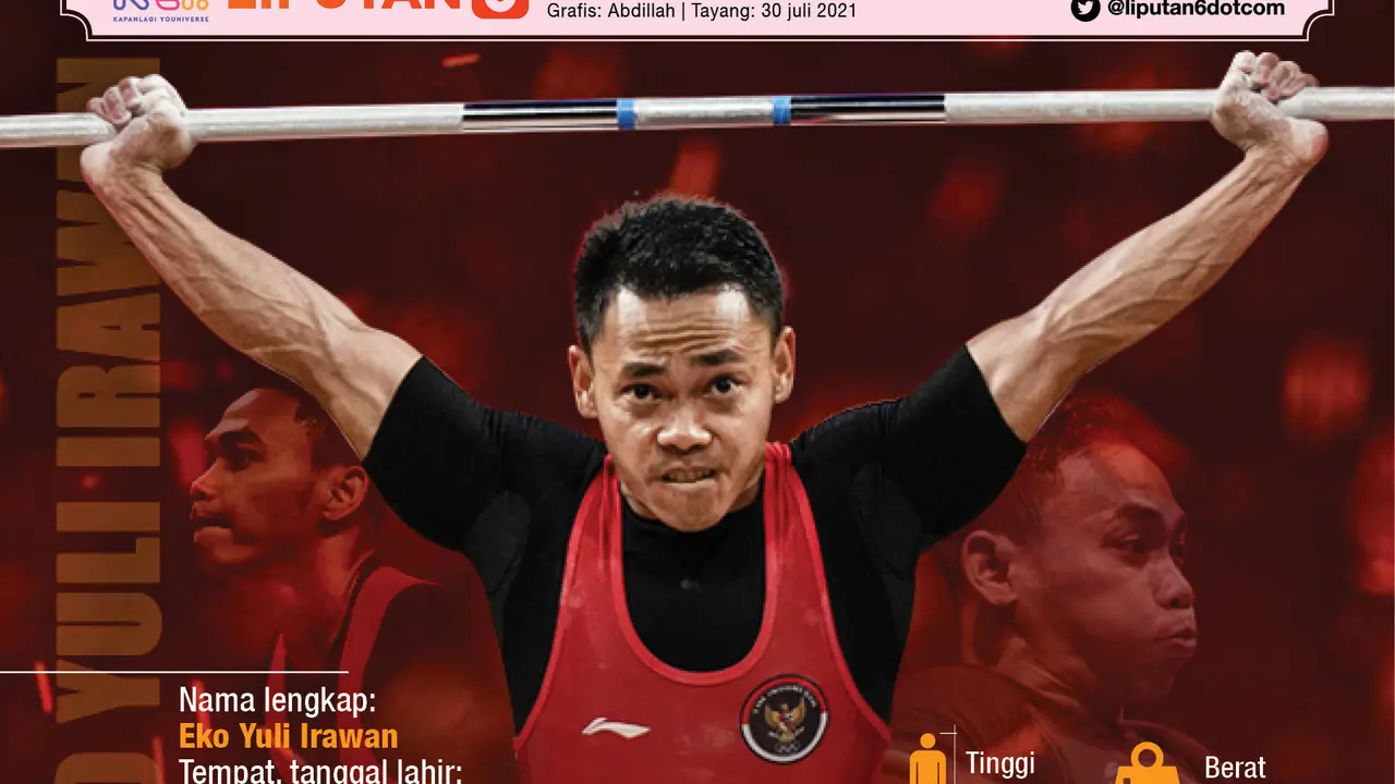 Infografis: Eko Yuli Irawan, Veteran Angkat Besi Peraih 4 Medali Olimpiade (Liputan6.com / Abdillah)
