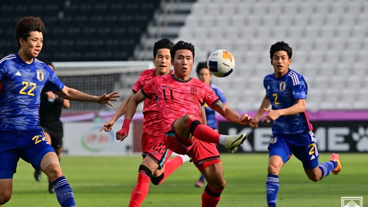 Jeong Sang-bin - Timnas Korea Selatan U-23 Vs Timnas Jepang U-23 di Piala Asia U-23 2024