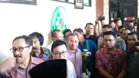 Dahlan Iskan memberi pesan penting pada seluruh pimpinan BUMN dan BUMD. (Liputan6.com/Dian Kurniawan)