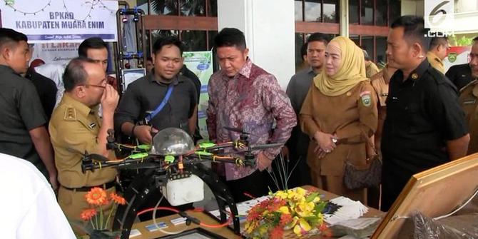 VIDEO: Inovasi Drone Pembantu Petani Lahir di Palembang
