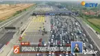 Jelang mudik Lebaran 2019, Gerbang Tol Cikarut dihentikan dan dialihkan demi mengurai kemacetan.
