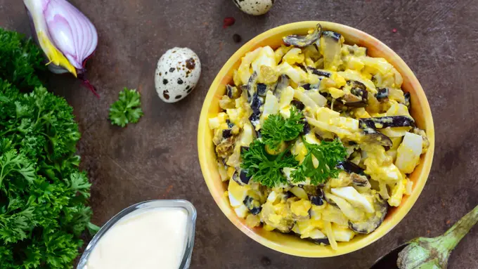 telur terong salad tumis