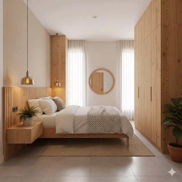 8 Desain Kamar Tidur Sempit Tapi Mewah, Bikin Ruangan Terlihat Luas dan Elegan