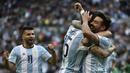 Argentina meraih kemenangan telak 3-0 melawan Bolivia pada pertandingan terakhir Grup D yang berlangsung di CenturyLink Field, Seattle, Rabu (15/6/2016). (AFP/Omar Torres)