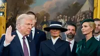 Donald Trump Gunakan Dua Alkitab Saat Pelantikan Presiden AS