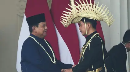 Presiden Prabowo Pimpin Upacara HUT Ke-81 Kemerdekaan RI di Istana Merdeka