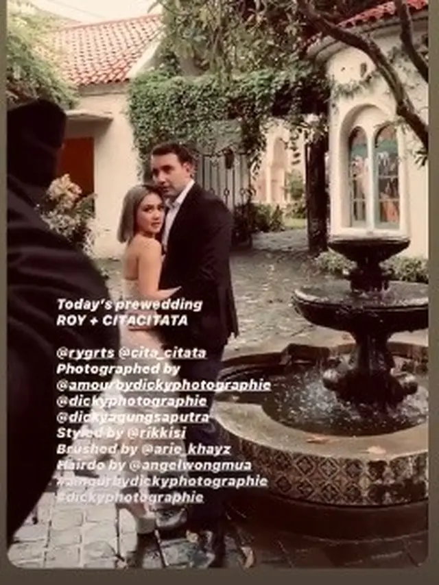 Tunda Pernikahan, Ini 7 Potret Prewedding Cita Citata dan Roy Geurts