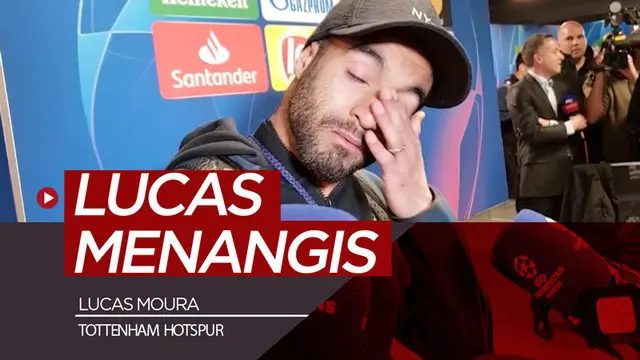 Berita video momen Lucas Moura menangis setelah menonton cuplikan laga semifinal Liga Champions 2018-2019, Ajax Vs Tottenham Hotspur, dengan komentator dari Brasil.