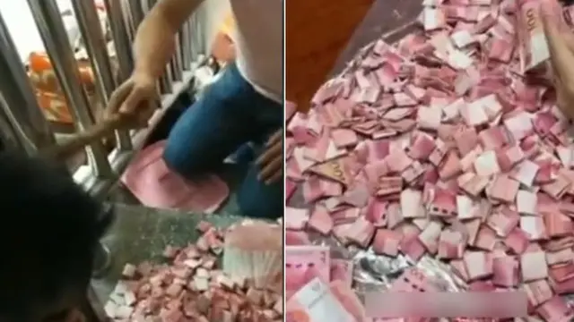 simpan uang di pipa