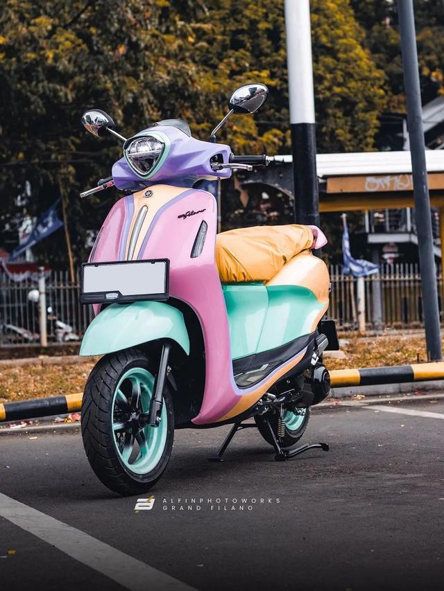 10 Potret Modifikasi Yamaha Grand Filano, Gaya Klasiknya Bikin Enggak Bisa Berpaling!