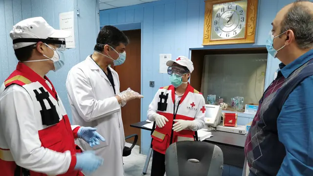 FOTO: Pakar Medis China Bantu Irak Perangi Corona COVID-19