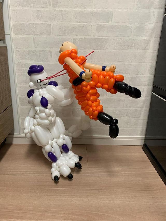 6 Kreasi Seni Balon Anime Dragon Ball Ini Unik, Bikin Takjub