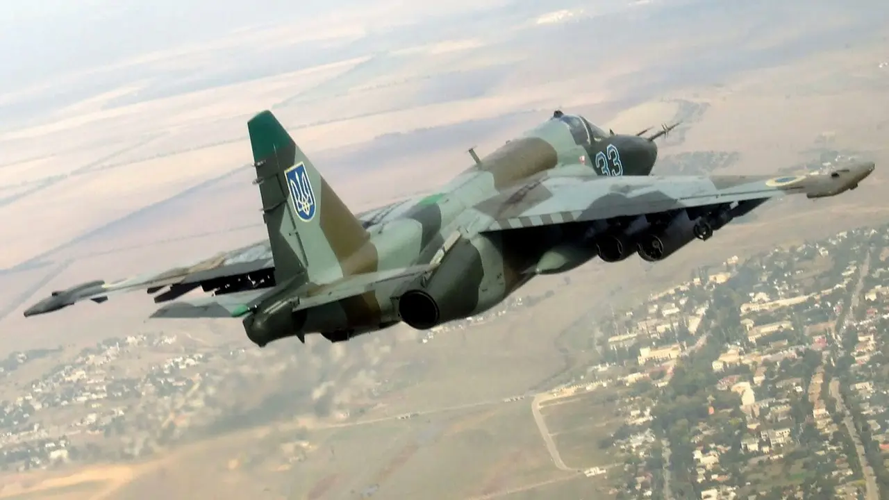 Sukhoi 25 milik Ukrainia