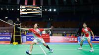 Ganda campuran Indonesia Amri Syahnawi/Nita Violina Marwah meraih tiket babak 16 besar Korea Open 2025&nbsp;setelah mengalahkan Chen Zhi Yi/Francesca Corbett dari Amerika Serikat 21-7 dan 21-9 di Suwon Gymnasium, Rabu (24/9). (foto: PBSI)