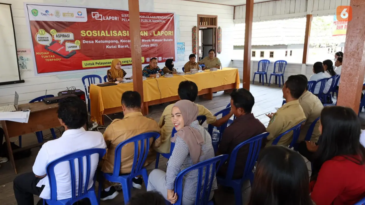Sosialisasi SP4N-Lapor di Kampung Kelumpang