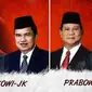 Jokowi-JK dan Prabowo-Hatta (Liputan6.com/Andri Wiranuari)