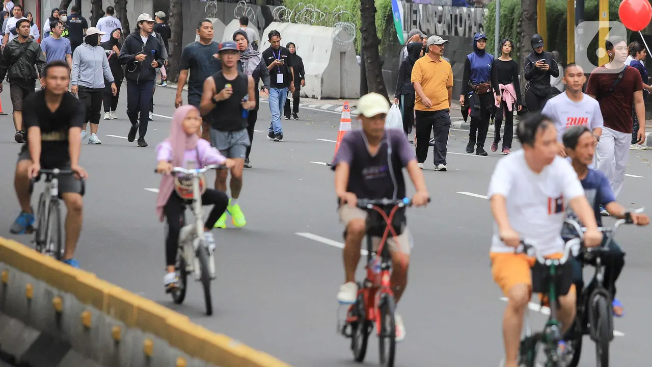 Antusiasme Warga Kembali Menikmati Hari Bebas Kendaraan Bermotor