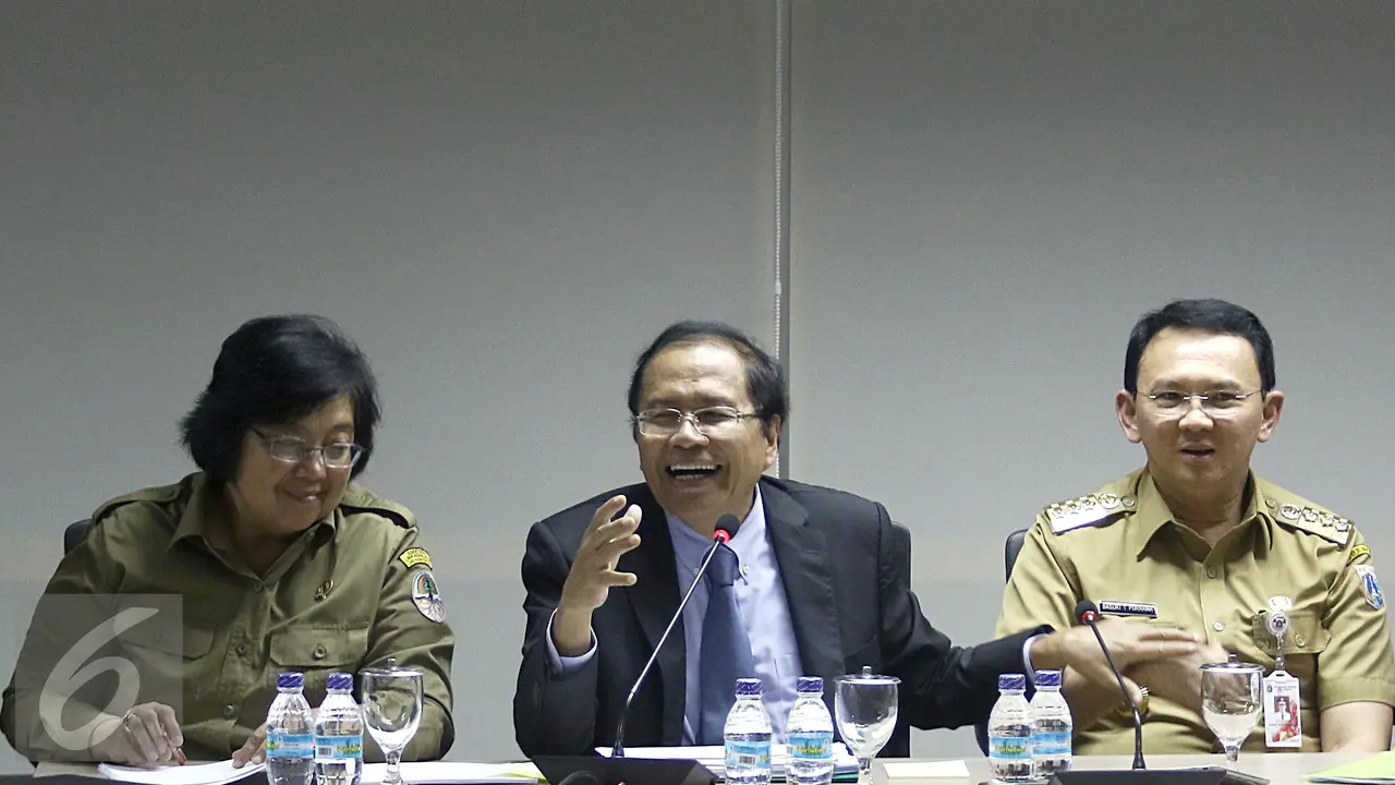 20160418- Reklamasi Teluk Jakarta Sepakat Dihentikan- Rizal Ramli-Siti Nurbaya-Ahok-Jakarta-Angga Yuniar