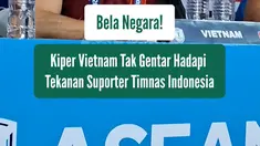 Kiper Timnas Vietnam, Patrik Le Giang, mengaku siap menghadapi atmosfer penuh tekanan saat melawan Timnas Indonesia di Stadion Pakansari, Cibinong, Kabupaten Bogor. Penjaga gawang berdarah Ceko-Vietnam itu menegaskan timnya telah melakukan persiapan maksimal untuk menghadapi dukungan besar suporter Garuda.
