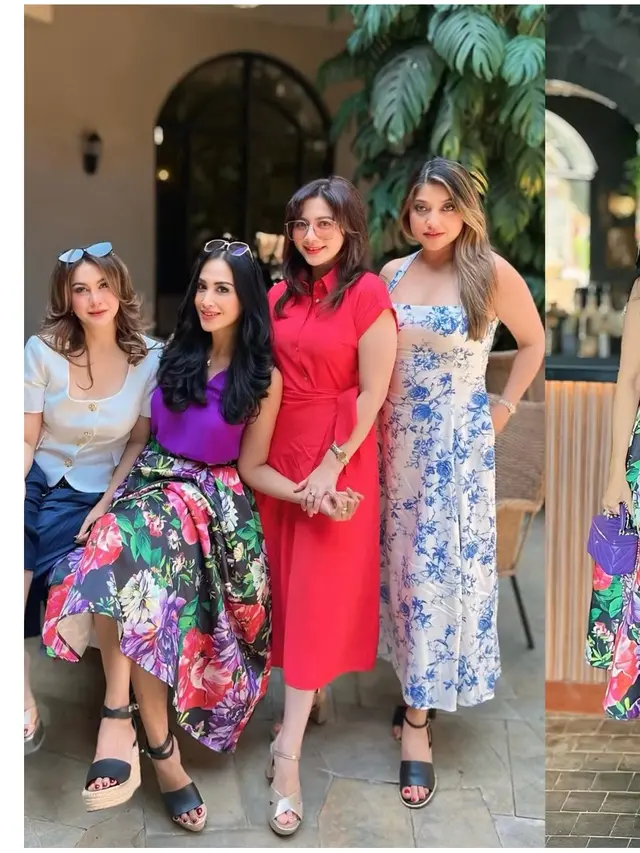 5 Potret Sarah Azhari Mudik ke Indonesia, Disambut Reuni Artis Sinetron 90-an