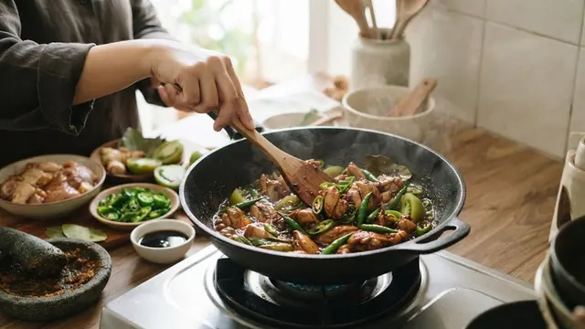 Ayam Kecap Cabe Ijo