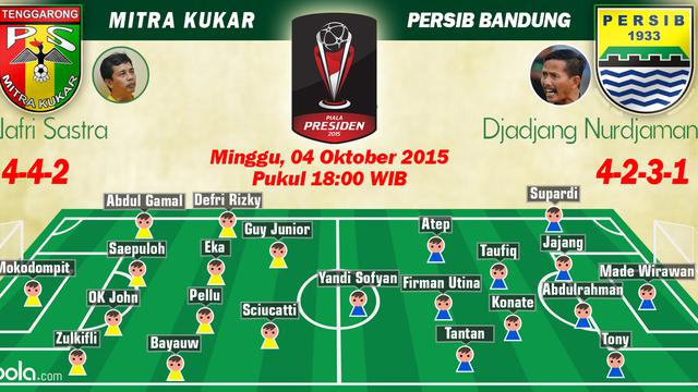Piala Presiden 2015: Mitra Kukar vs Persib Bandung (Bola.com/Samsul Hadi)