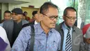 Ketua Forum Pengacara Konstitusi Andi Asrun mengungkapkan, pengacara di MK biasa melakukan briefing saksi sebelum persidangan, Jakarta, Rabu (28/1/2015). (Liputan6.com/Andrian M Tunay)
