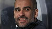 Manajer Manchester City asal Spanyol, Josep Guardiola. (AFP/Lindsey Parnaby)