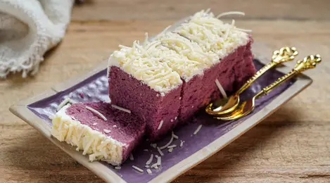 Kue Bolu Ubi Ungu Kukus