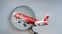 Ilustrasi Pesawat AirAsia (Liputan6.com/Andri Wiranuari)