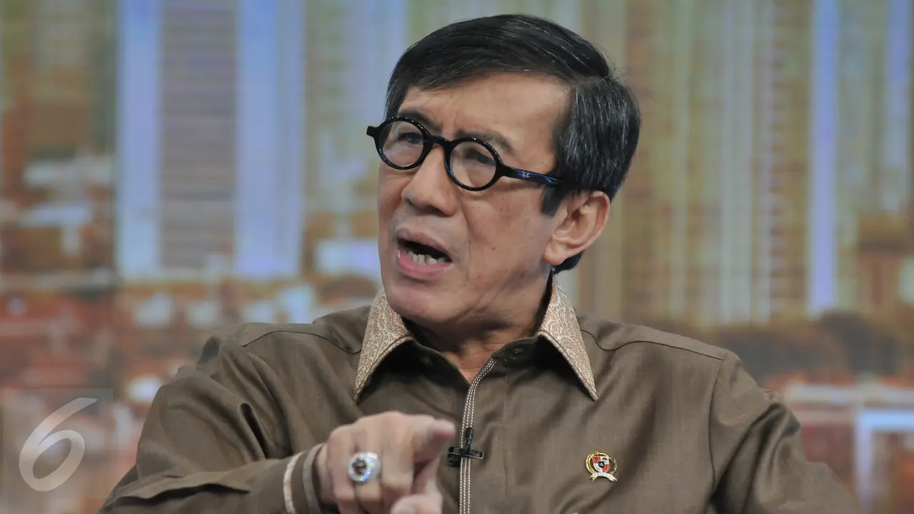 Menteri Hukum dan HAM Yasonna Laoly 
