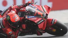 Francesco Bagnaia gagal finis karena disenggol Maverick Vinales di tengah balapan MotoGP Prancis yang berlangsung di sirkuit Le Mans akhir pekan kemarin (AFP)