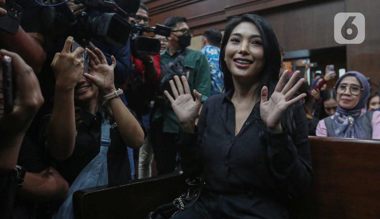 Nayunda Nabila Nizrinah dihadirkan dalam sidang SYL sebagai saksi bersama empat orang saksi lainnya. (Liputan6.com/Angga Yuniar)