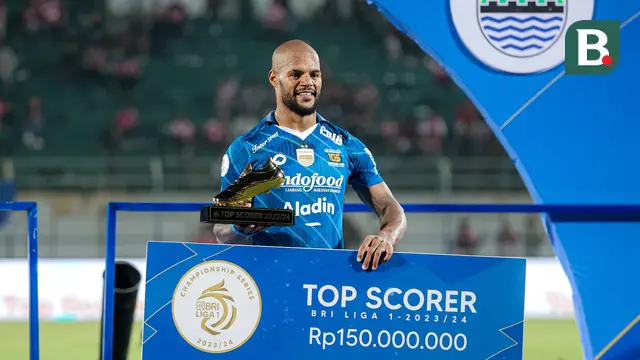 Foto: Parade Para Terbaik Peraih Penghargaan BRI Liga 1 2023/2024, David Da Silva Raih Gelar Top Skor