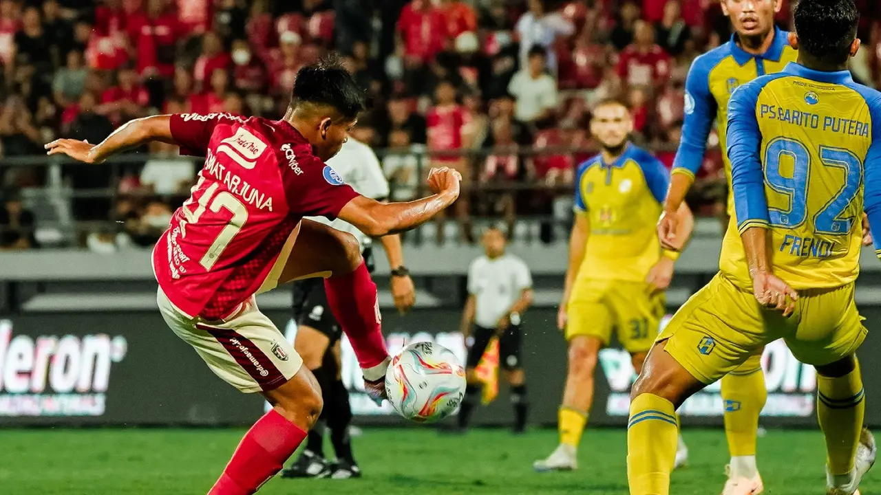 Rahmat Arjuna - Bali United Vs Barito Putera di BRI Liga 1 2023/2024