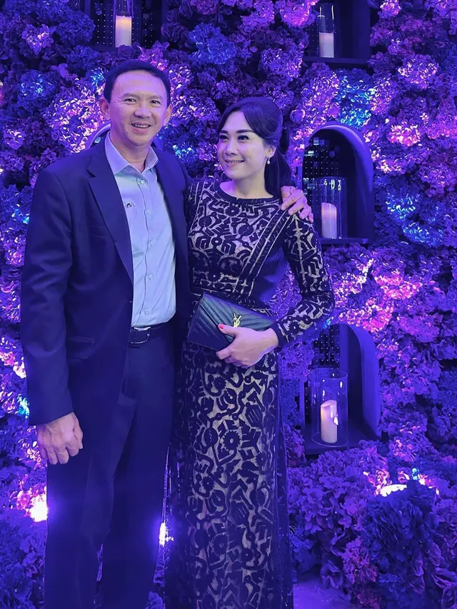 6 Potret Puput Nastiti Istri Ahok di Resepsi Pernikahan Cucu Megawati, Berkarisma
