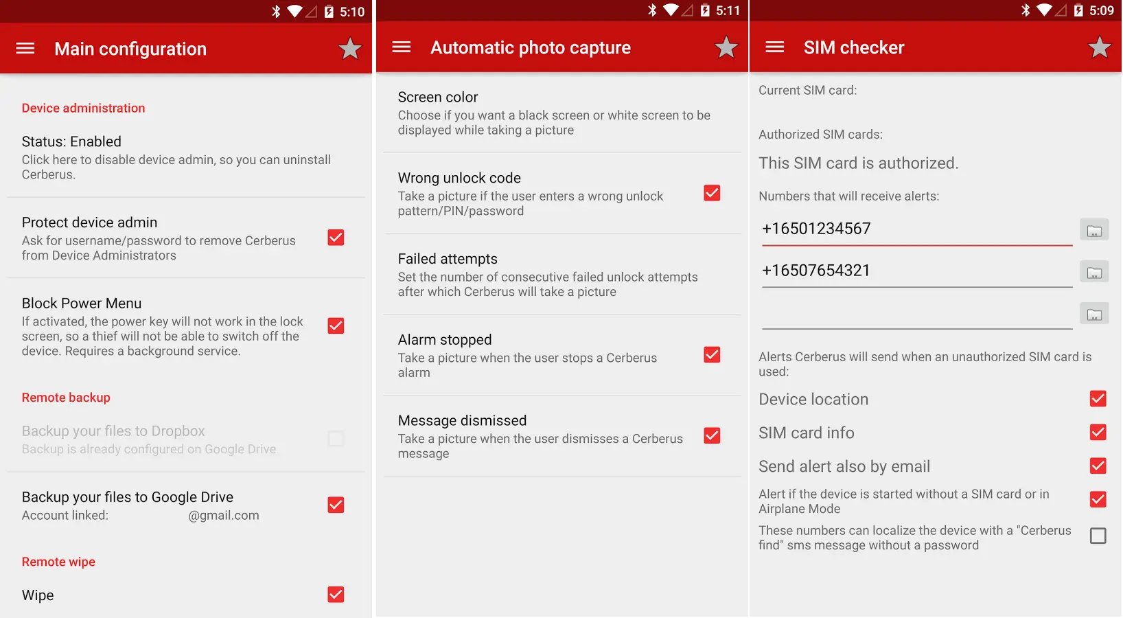 Aplikasi Cerberus Anti-Theft yang membantu pengguna menemukan smartphone hilang (Sumber: Google Play Store)