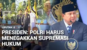 Prabowo: Polri Harus Tegakkan Supremasi Hukum Tanpa Pandang Bulu