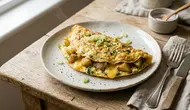 Resep Telur Dadar Isi Kentang dan Keju, Gurih dan Mengenyangkan
