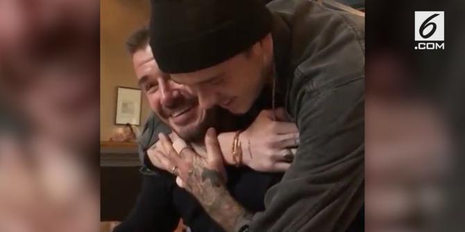 VIDEO: Kejutan untuk David Beckham Bikin Hati Meleleh