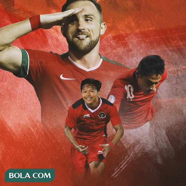 Timnas Indonesia - Riki Dwi Saputro, Ilija Spasojevic, Samsul Arif