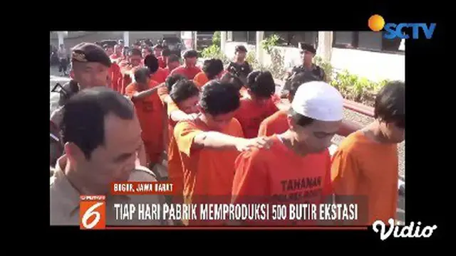Pabrik Ekstasi Rumahan Siap Edar di Bogor Digeruduk Polisi