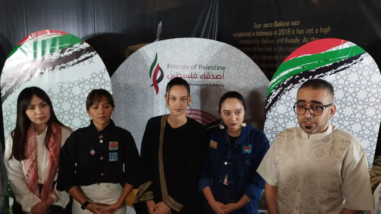 Iftar Friends of Palestine. (M Altaf auhar/ Liputan6.com)