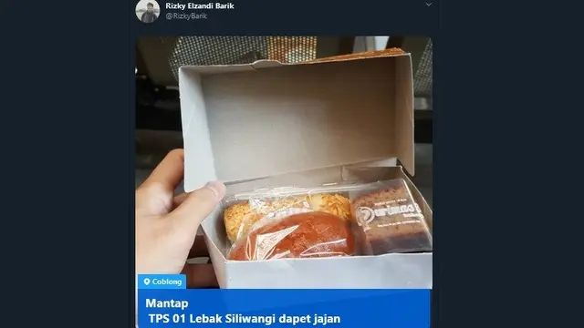 Oleh-oleh habis nyoblos yang bikin nagih.
