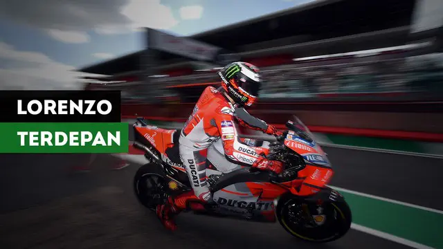 VIDEO: Lorenzo Terdepan, Rossi Terpuruk di Kualifikasi MotoGP Catalunya