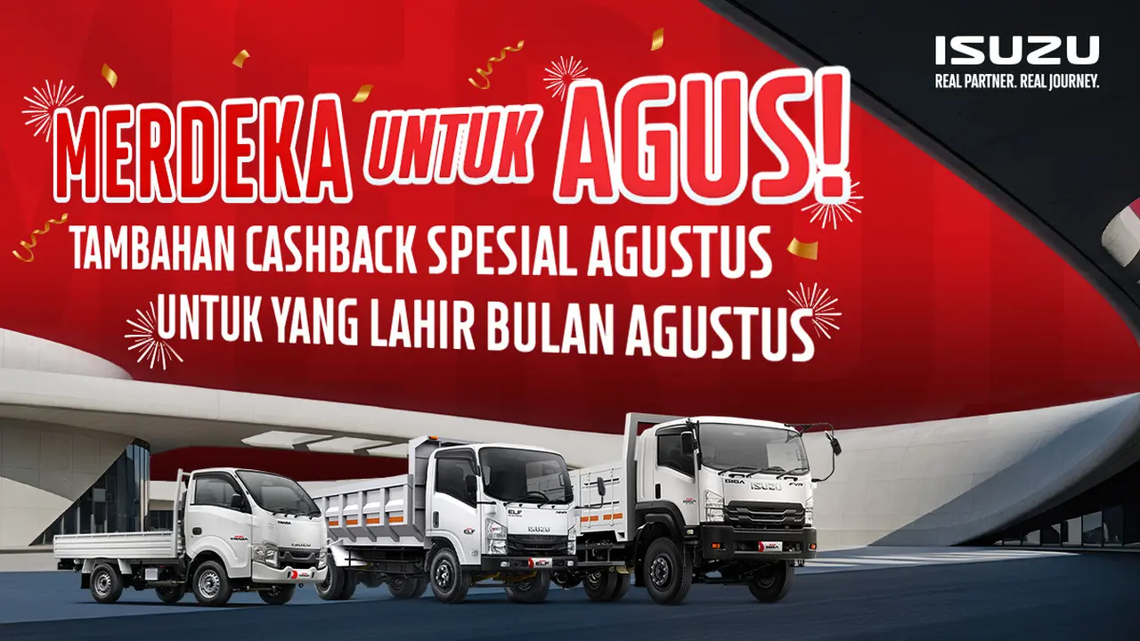 Rayakan Bulan Kemerdekaan, Isuzu Bagi-bagi Cashback Selama Bulan Agustus! Cek Syarat dan Ketentuannya