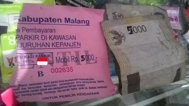 Tarif denda karis parkir hilang (Ist)