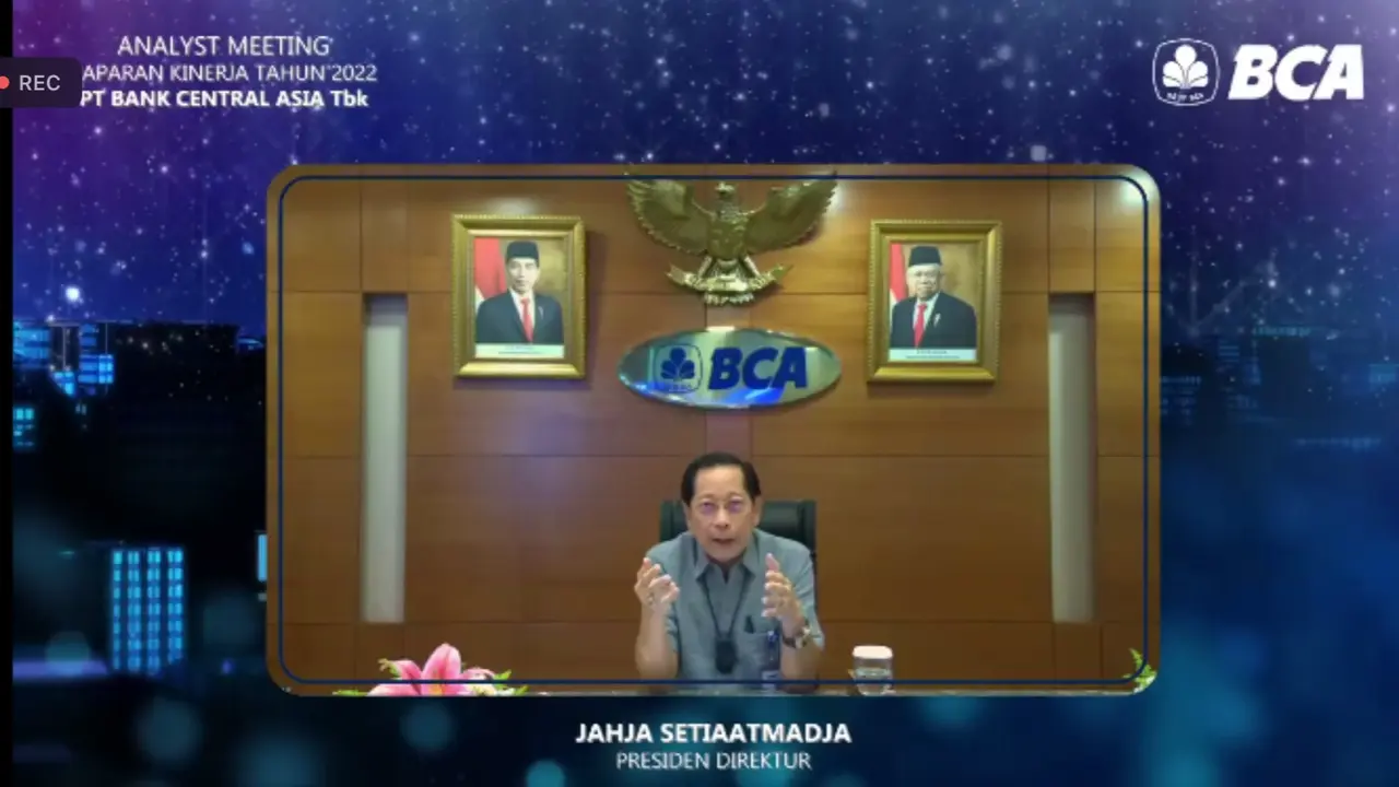 Presiden Direktur PT Bank Central Asia Tbk, Jahja Setiaatmadja