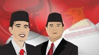 Ilustrasi Jokowi-Prabowo (Liputan6.com/Johan Fatzry)