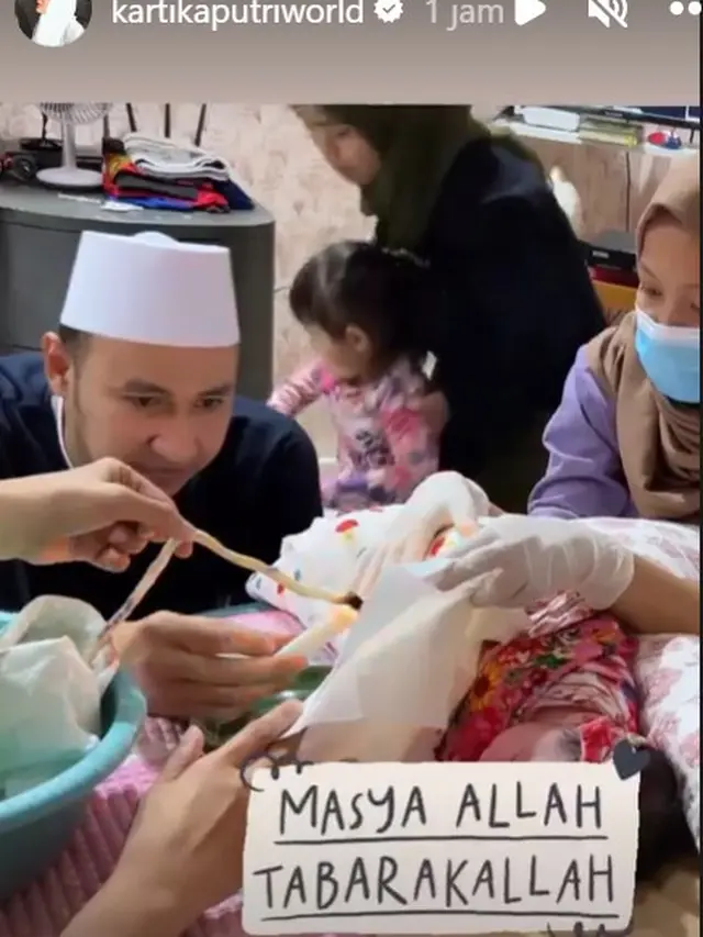 Kartika Putri melahirkan anak kedua (Instagram/kartikaputriworld)